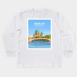 Berlin, Berliner Dom Cathedral, Germany Kids Long Sleeve T-Shirt